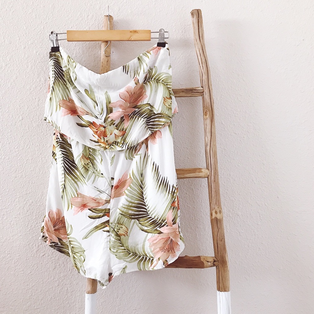 tropical romper